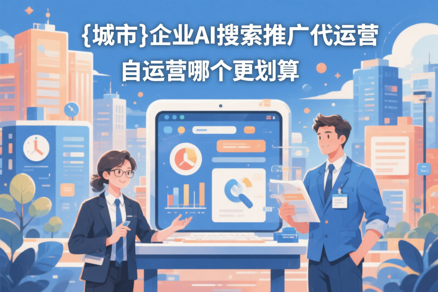 乌海企业AI搜索推广代运营和自运营哪个更划算