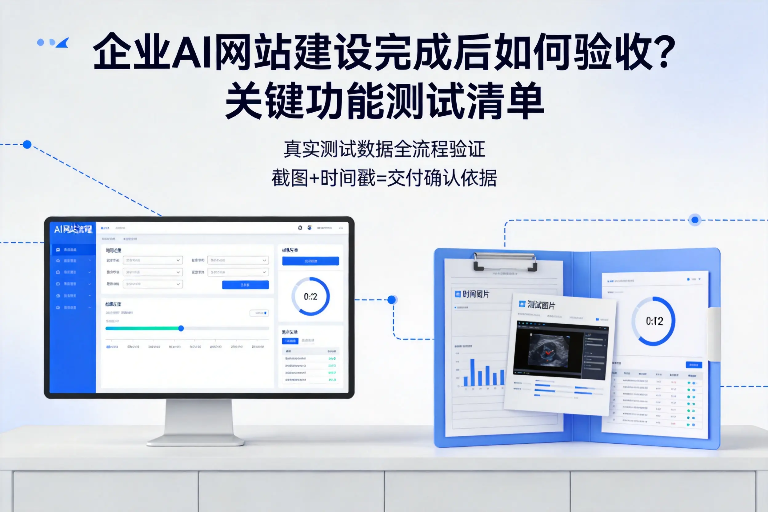 乌海企业AI网站建设完成后如何验收?关键功能测试清单